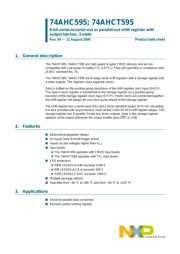 74AHC595 datasheet.datasheet_page 1