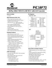 PIC16F72-I/SS 数据规格书 3