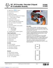 RF600D 数据规格书 1