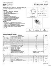 IRGB4064DPBF datasheet.datasheet_page 1