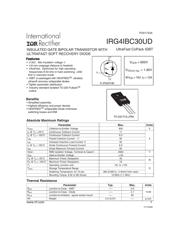 IRG4IBC30UDPBF 数据规格书 1