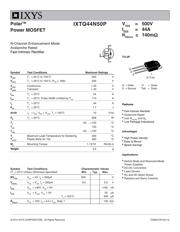 IXTQ44N50P 数据规格书 1