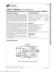 LM4670SD datasheet.datasheet_page 1