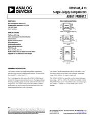 AD8611ARMZ-R2 Datenblatt PDF