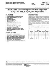 REG1117F-3.3/500 datasheet.datasheet_page 1