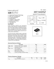 IRF7205TRPBF Datenblatt PDF