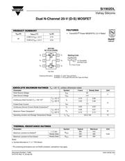 SI1902DL-T1 数据规格书 1