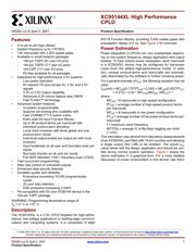 XC95144XL-7CS144I datasheet.datasheet_page 1