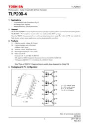 TLP290-4(GB,E(T 数据规格书 1