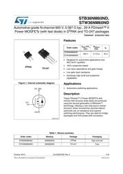 STB36NM60ND datasheet.datasheet_page 1