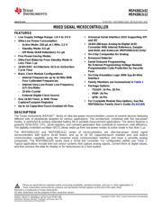 MSP430G2252IPW14R datasheet.datasheet_page 1