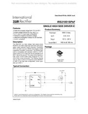 IRFR1205PBF Datenblatt PDF