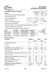 SPA12N50C3 datasheet.datasheet_page 1