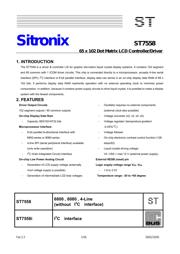 ST7558I datasheet.datasheet_page 1