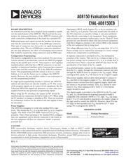 AD8150EVAL datasheet.datasheet_page 1