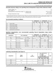 SN74ALS139 数据规格书 3