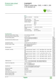 CAD50P7 datasheet.datasheet_page 1