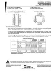 SN74ACT240DWRE4 datasheet.datasheet_page 1