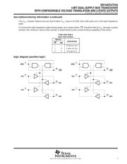 74AVCH4T245PWTE4 数据规格书 3