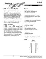 ISL8540IVEZ datasheet.datasheet_page 1