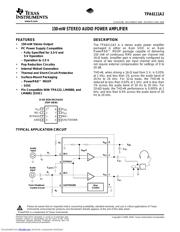 TPA6111A2EVM 数据规格书 1