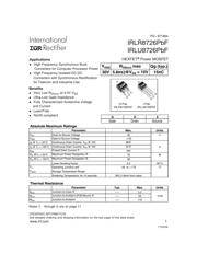 IRLR8726PBF 数据手册