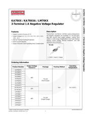 LM7908CT Datenblatt PDF
