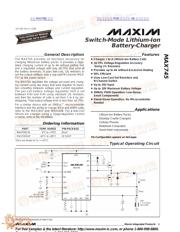 MAX745 数据规格书 1