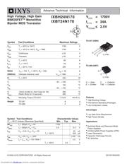 IXBH24N170 datasheet.datasheet_page 1