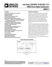 AD9913BCPZ-REEL7 Datenblatt PDF