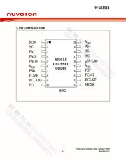 W681511SG TR datasheet.datasheet_page 6