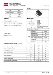 RSQ045N03TR datasheet.datasheet_page 1