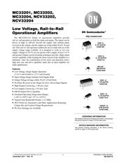 MC33201DR2 Datenblatt PDF