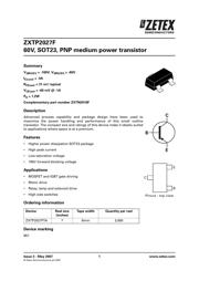 ZXTP2027FTA datasheet.datasheet_page 1