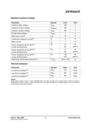 ZXTP2027FTA datasheet.datasheet_page 2