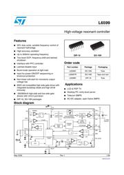 L6599DTR datasheet.datasheet_page 1