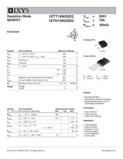 IXTT16N20D2 datasheet.datasheet_page 1