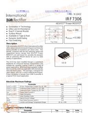 IRF7306 datasheet.datasheet_page 1