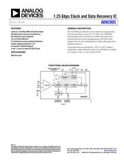 ADN2805ACPZ 数据规格书 1