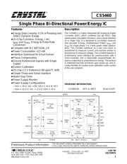 CS5460 datasheet.datasheet_page 1