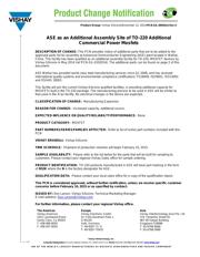 IRF740APBF 数据规格书 1