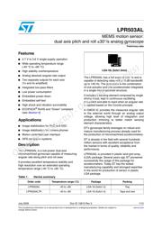 LPR503AL datasheet.datasheet_page 1