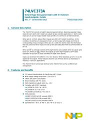 74LVC373APW,118 datasheet.datasheet_page 2