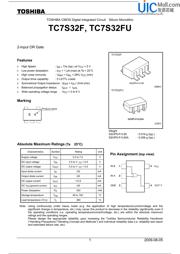 TC7S32F datasheet.datasheet_page 1