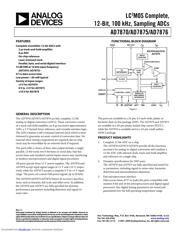 AD7876CNZ datasheet.datasheet_page 1