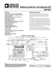 ADF4350BCPZ datasheet.datasheet_page 1