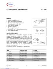 TLE4275 Datenblatt PDF