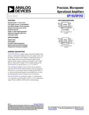 OP293ESZ-REEL datasheet.datasheet_page 1