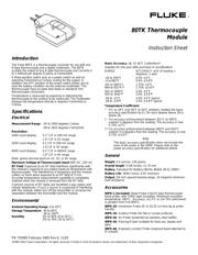 FLUKE 80TK datasheet.datasheet_page 1