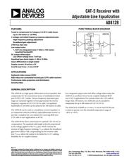 AD8128ACPZ-R2 datasheet.datasheet_page 1